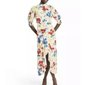 RIXO for Target Floral Cascade Ruffle Dress 10& 12